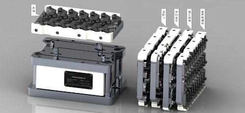 一款針對紡織機械零件等小五金零件加工的新型零點快換夾具